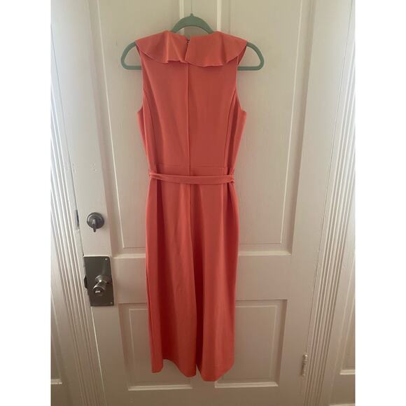 Women’s Tommy Hilfiger Size 8 color Peach Jumpsuit belted - Picture 4 of 12